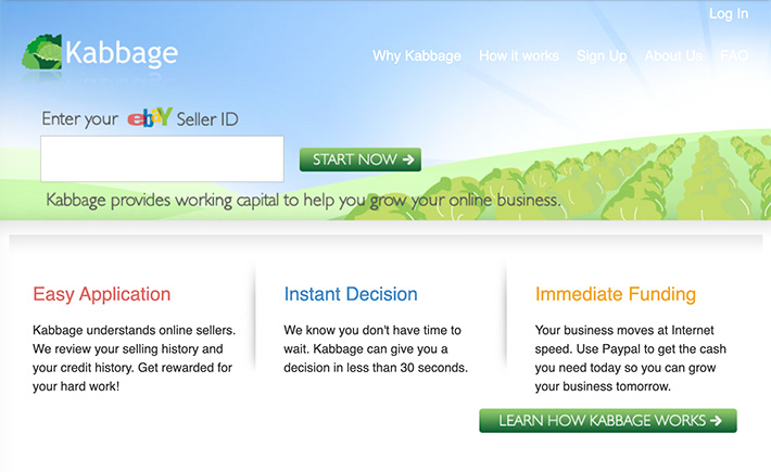 kabbage ebay